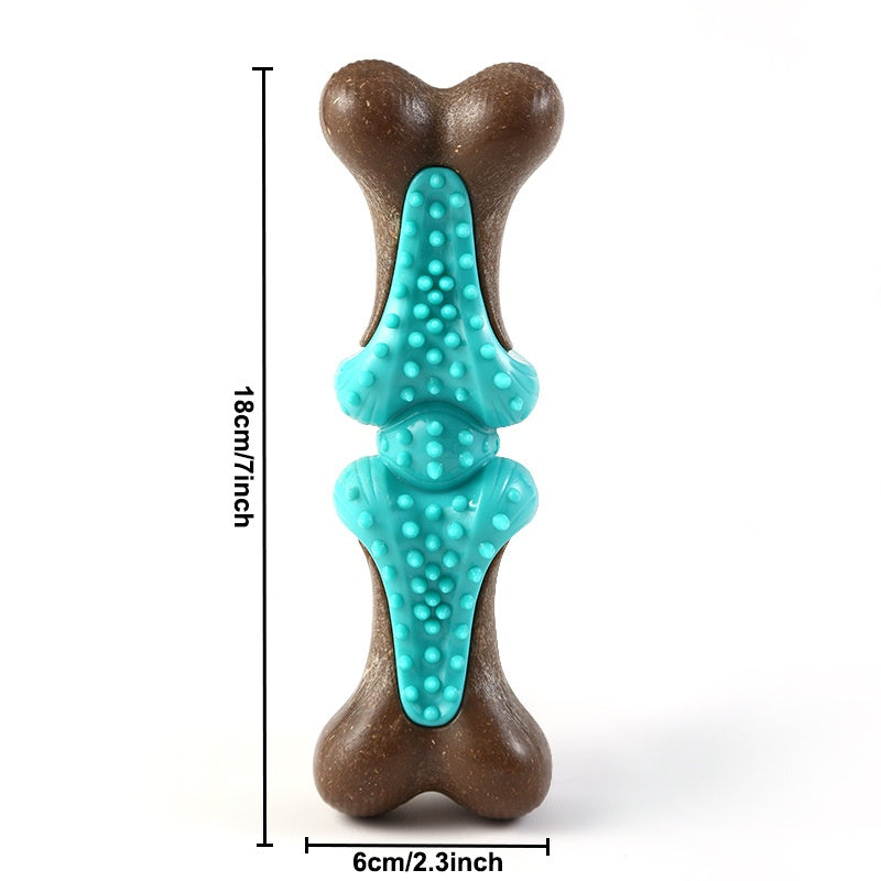 Dog Chew Toy For Large Dogs, Rubber Bone Dog Toys For Aggressive Chewers Large Breed, Teething Chew Toys Medium Dogs, Interactive Dental Health Aid, Supports Healthy Chewing Behavior