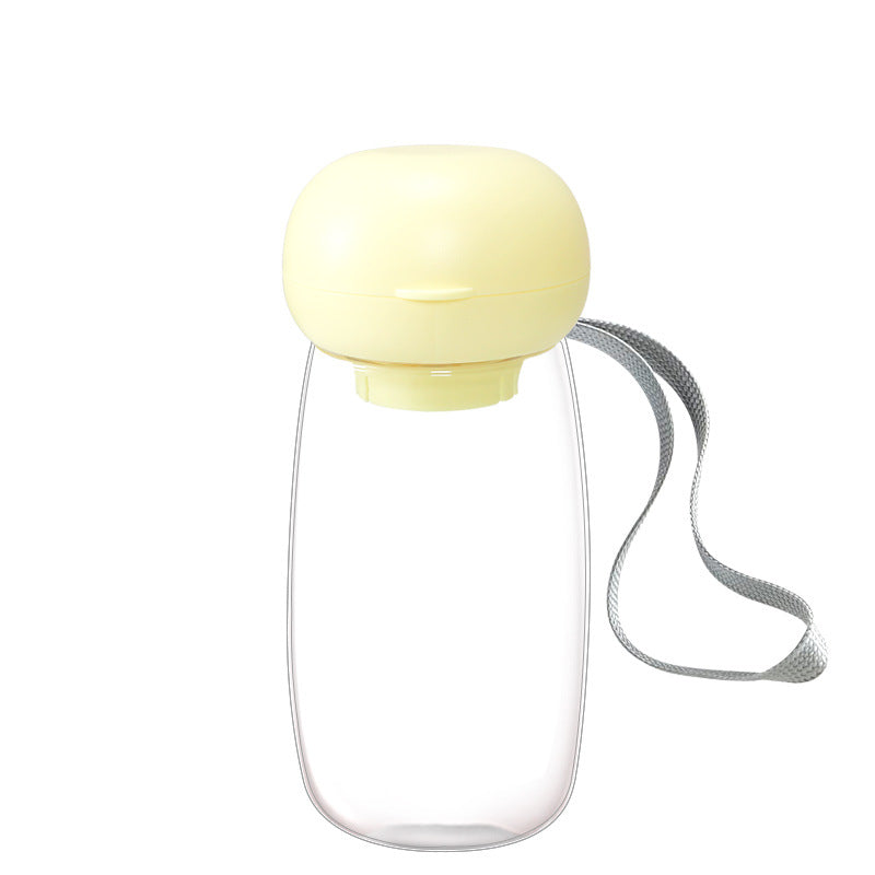 Portable Pet Water Bottle Outdoor Travel Drinking Cup Feeding Bowl With Lanyard For Small Medium Cats Dogs Pet Supplies High Temperature Resistance