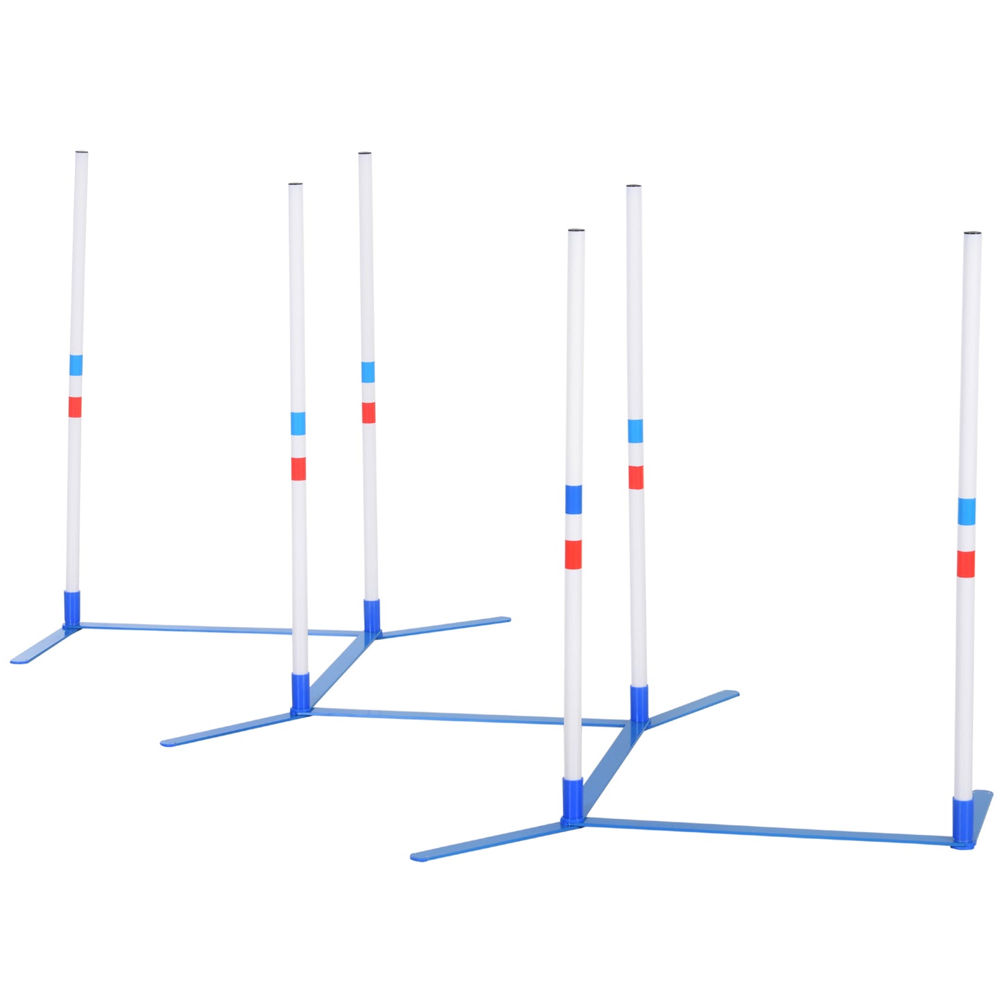 Dog Agility Equipment Dog Weave Pole Set Agility Starter Kit Pet Outdoor Exercise Training Set